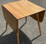 Rare Small Retro Ercol Extending Dining Table Solid Elm Vintage