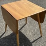 Rare Small Retro Ercol Extending Dining Table Solid Elm Vintage