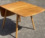 Rare Small Retro Ercol Extending Dining Table Solid Elm Vintage - Image 4