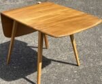 Rare Small Retro Ercol Extending Dining Table Solid Elm Vintage - Image 5