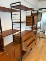 Vintage Teak Ladderax 5 Bay Shelving Display Unit Modular Storage System - Image 4