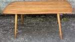 Vintage Ercol Plank Dining Table Solid Elm Beech 6 Seater - Image 2