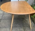 Vintage Ercol Extending Dining Table Solid Elm Beech Legs - Image 3