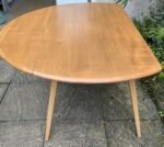 Vintage Ercol Extending Dining Table Solid Elm Beech Legs - Image 4