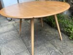 Vintage Ercol Extending Dining Table Solid Elm Beech Legs - Image 5