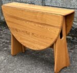 Ercol Gate Leg Extending Dining Table Solid Ash Space Saving Design - Image 2