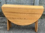 Ercol Gate Leg Extending Dining Table Solid Ash Space Saving Design - Image 3