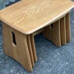 Ercol Nest of Coffee Tables Solid Ash Modern Living Room Furniture