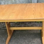 Ercol Windsor Extending Dining Table Solid Elm Light Finish