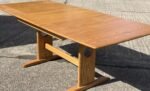 Ercol Windsor Extending Dining Table Solid Elm Light Finish - Image 4