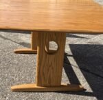 Ercol Windsor Extending Dining Table Solid Elm Light Finish - Image 5