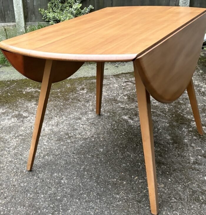 Vintage Ercol Extending Dining Table Solid Elm & Beech - Image 4