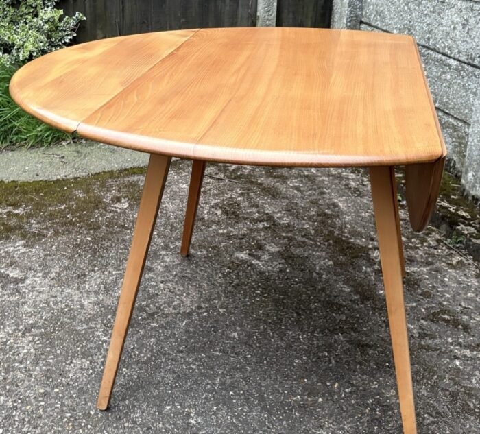 Vintage Ercol Extending Dining Table Solid Elm & Beech - Image 5