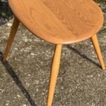 Ercol Medium Pebble Coffee Table Solid Ash Modern Side Table