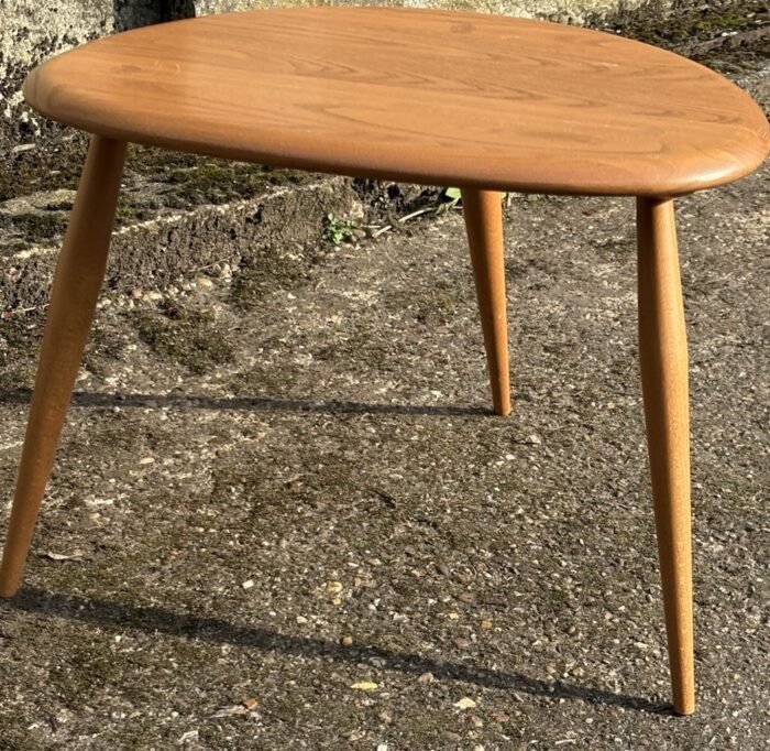 Ercol Medium Pebble Coffee Table Solid Ash Modern Side Table - Image 2