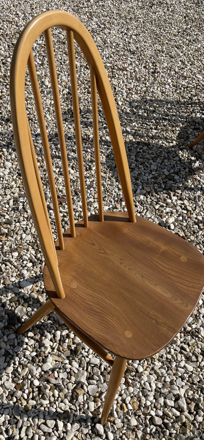 SUPERB RETRO ERCOL BLOND QUAKER DINING CHAIR, VERY CLEAN CHOICE OF 8 | eBay UK - Image 4