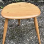 Ercol Pebble Coffee Table Solid Ash Modern Side Table