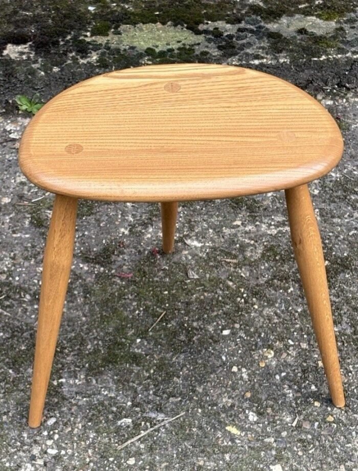 Ercol Pebble Coffee Table Solid Ash Modern Side Table - Image 2