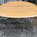 Ercol Large Pebble Coffee Table Solid Ash Modern Coffee Table