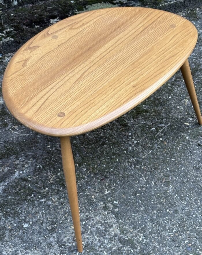 Ercol Large Pebble Coffee Table Solid Ash Modern Coffee Table - Image 2