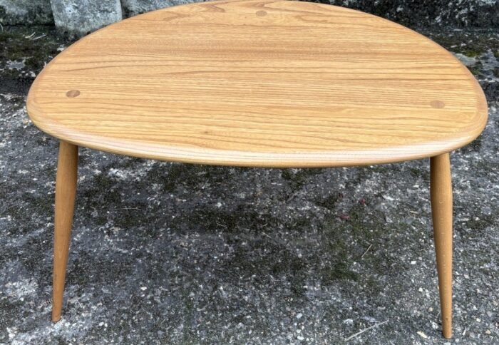 Ercol Large Pebble Coffee Table Solid Ash Modern Coffee Table - Image 3