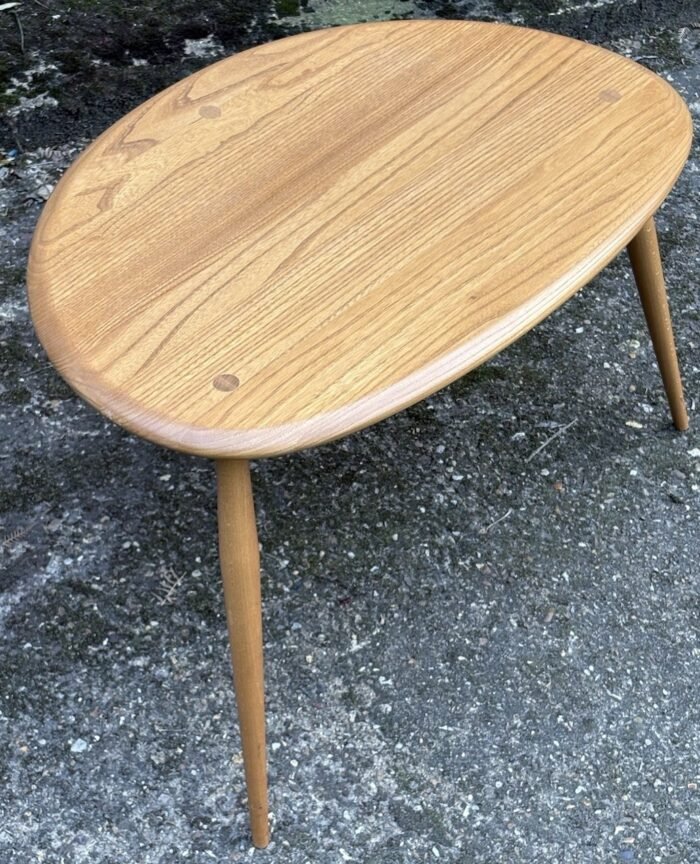 Ercol Large Pebble Coffee Table Solid Ash Modern Coffee Table - Image 4