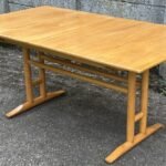 Ercol 3 Leaf Extending Dining Table Solid Elm & Beech