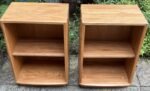 Pair of Retro Ercol Bedside Cabinets with Adjustable Shelves
