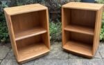 Pair of Retro Ercol Bedside Cabinets with Adjustable Shelves - Image 5