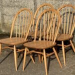 Modern Ercol Hoop Dining Chair Solid Ash Choose Any Chair