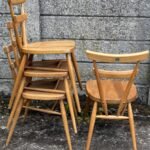 RETRO ADULT GREEN DOT ERCOL STACKING CHAIR, VERY CLEAN, CHOOSE ANY CHAIR | eBay UK