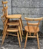 RETRO ADULT GREEN DOT ERCOL STACKING CHAIR, VERY CLEAN, CHOOSE ANY CHAIR | eBay UK