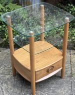 MODERN RARE ERCOL LAMP TABLE - Image 4