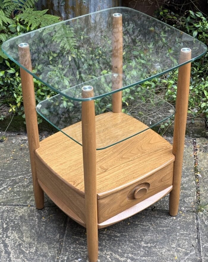MODERN RARE ERCOL LAMP TABLE - Image 4