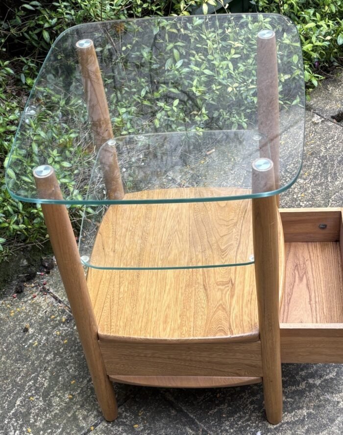 MODERN RARE ERCOL LAMP TABLE - Image 5