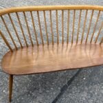 STUNNING RARE ERCOL LOVE SEAT BENCH