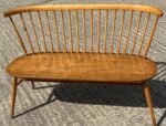 STUNNING RARE ERCOL LOVE SEAT BENCH - Image 3