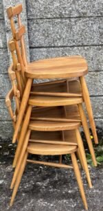 RETRO ADULT GREEN DOT ERCOL STACKING CHAIR, VERY CLEAN, CHOOSE ANY CHAIR | eBay UK - Image 2