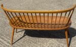 STUNNING RARE ERCOL LOVE SEAT BENCH - Image 4