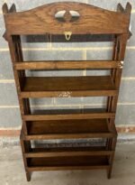 SUPERB SOLID OAK ARTS & CRAFTS BOOKCASE - Image 4
