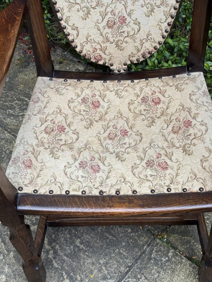 Fine Arts & Crafts Oak Armchair - Image 2