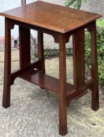 SUPERB SOLID OAK ARTS & CRAFTS SIDE TABLE
