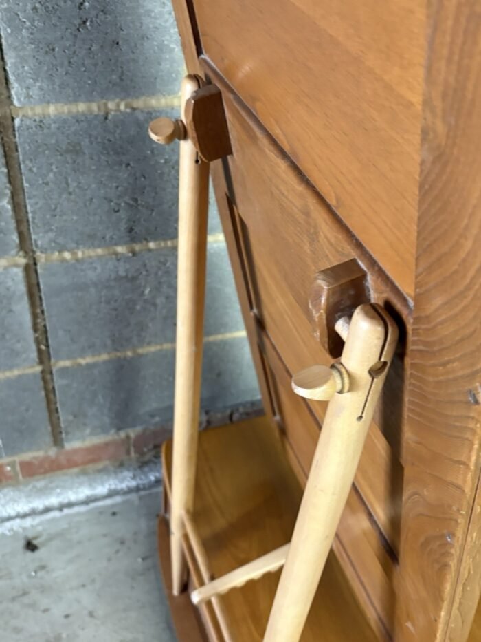 Rare Retro Ercol Cheval Mirror - Image 5