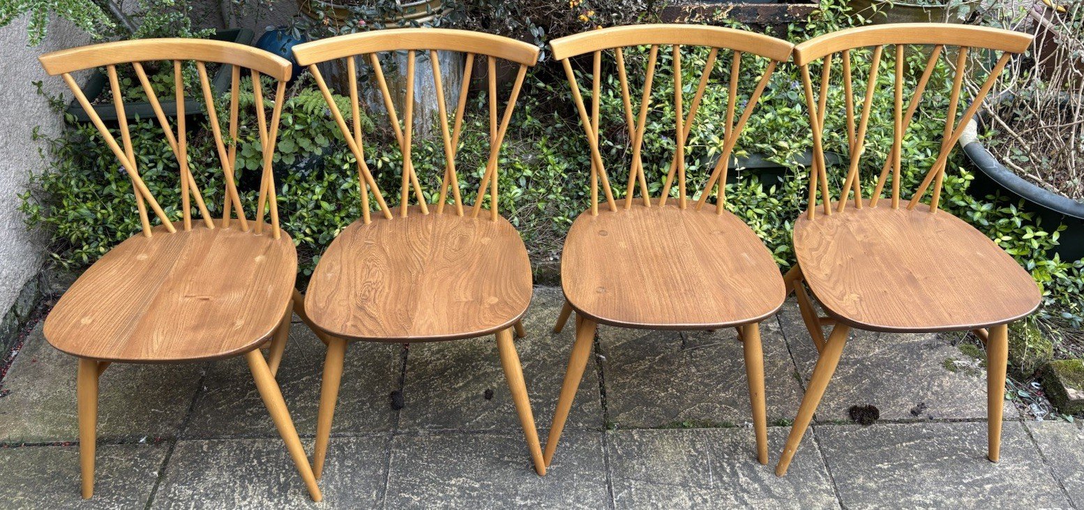 s-l1600-22.jpg RETRO ERCOL CANDLESTICK SINGLE DINING CHAIR VERY CLEAN CONDITION 16 AVAILABLE | eBay UK - Image 1