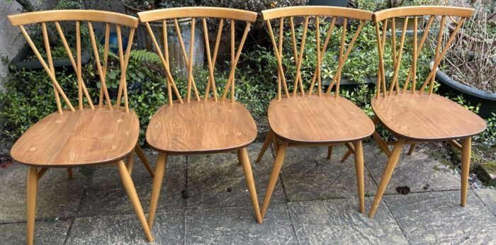 RETRO ERCOL CANDLESTICK SINGLE DINING CHAIR VERY CLEAN CONDITION 16 AVAILABLE | eBay UK - Image 4