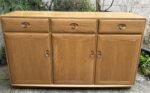 MODERN ERCOL 3 DOOR HIGHBOARD SIDEBOARD