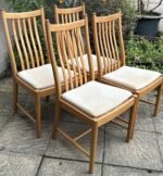 SUPERB MODERN ERCOL PENN SET OF 4 DINING CHAIRS