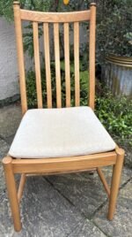 SUPERB MODERN ERCOL PENN SET OF 4 DINING CHAIRS - Image 4