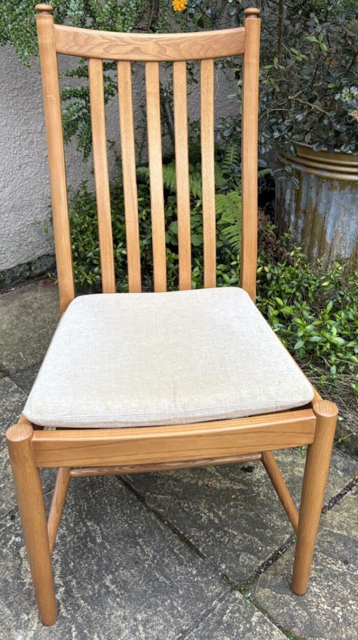 SUPERB MODERN ERCOL PENN SET OF 4 DINING CHAIRS - Image 4