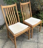 SUPERB MODERN ERCOL PENN SET OF 4 DINING CHAIRS - Image 5